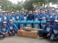 Dewan Nonce Thendean,SH, Fraksi Partai Demokrat Kabupaten Tangerang Gelar Aksi Bersih Sungai dan Penghijauan di Bukit Tiara